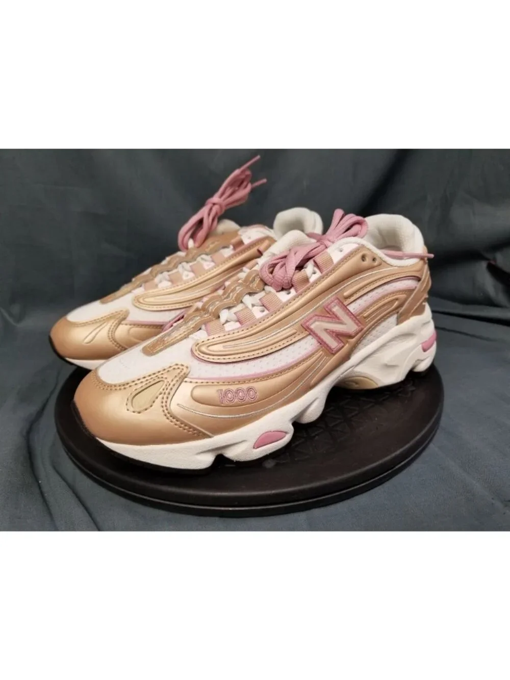 New Balance 1000 White Gold Pink M1000FLP Womens Size 6.5 NEW NO BOX!